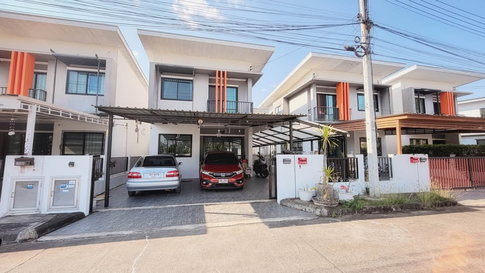 บ้านเดี่ยวทำเลดี โครงการ เดอะ ปาล์ม การ์เด้น 3 สันกำแพง-ต้นเปา T.063-664-9056