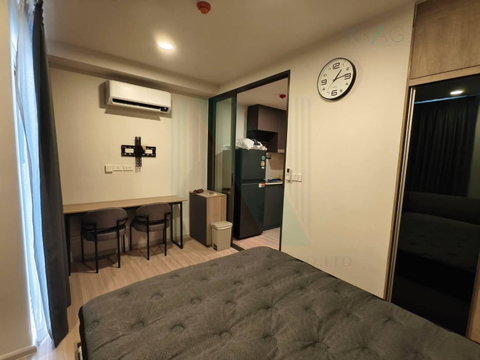 🔺 For Rent Condo QUINTARA MHyGEN RATCHADA - HUAI KHWANG Building 1, Floor 8,Studio, Room size 22 sqm