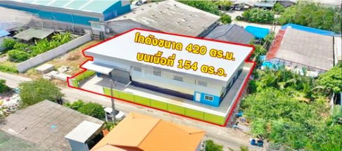 Best Ocean Golf, warehouse for rent, 420 sq m., with office, 2 rooms, Wat Jesadaram-Phanthai Norasing Road, 400 m., Ekachai Hospital 2.6 km.