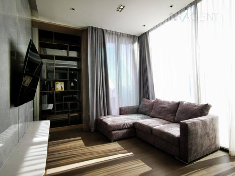 For Rent Condo 28 CHIDLOM Building T, Floor 27,2 bed room, Room size 74 sqm