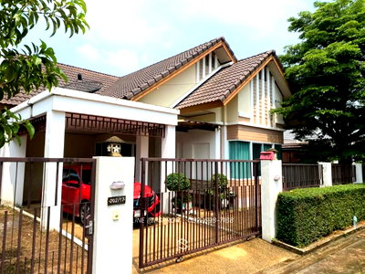 บ้านเดี่ยวให้เช่า : บ้านเช่าศรีราชา ใกล้ ม.เกษตรศรีราชา หมู่บ้านเซนสิริโฮม  ✅ พร้อมเข้าอยู่ #HR0083