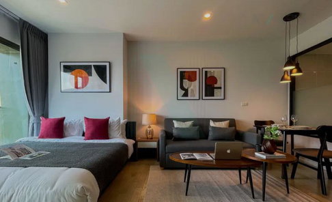 For Rent Condo NOBLE SOLO Building 1, Floor 8,Studio, Room size 34 sqm