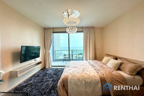 ขายคอนโด The Riviera Jomtien  สตูดิโอวิวทะเล ห้องตกแต่งสวยพร้อมเข้าอยู่