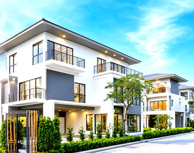 บ้านเดี่ยวให้เช่า : คฤหาสน์ที่หรูและถูกที่สุดในไทยตอนนี้ 3ชั้น 6นอน  ถ.เฉลิมพระเกียรติ ร.9 34-42  บิ๊กซี มาร์เก็ต สวนหลวง 900 ม. 6 น้ำ 3 ชั้น สวนหลวง ร.9