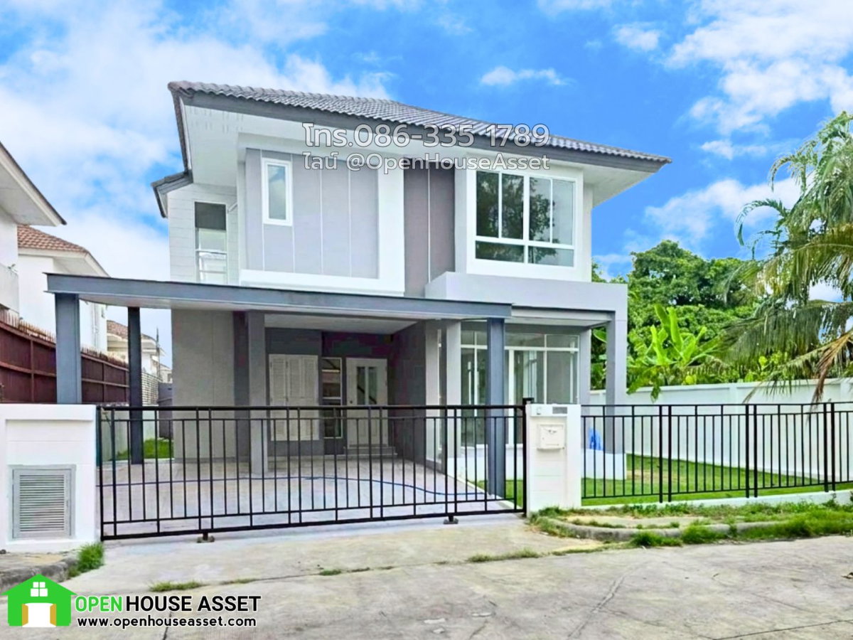รูป เทรนดี้ธารา รามคำแหง บ้านรีโนเวทใหม่ จัดเต็ม 4 ห้องนอน 3 ห้องน้ำ จอดรถได้ถึง 2 คัน มีพื้นที่สวนส่วนตัวกว้างขวางรอบตัวบ้าน - รูปที่ 1/19