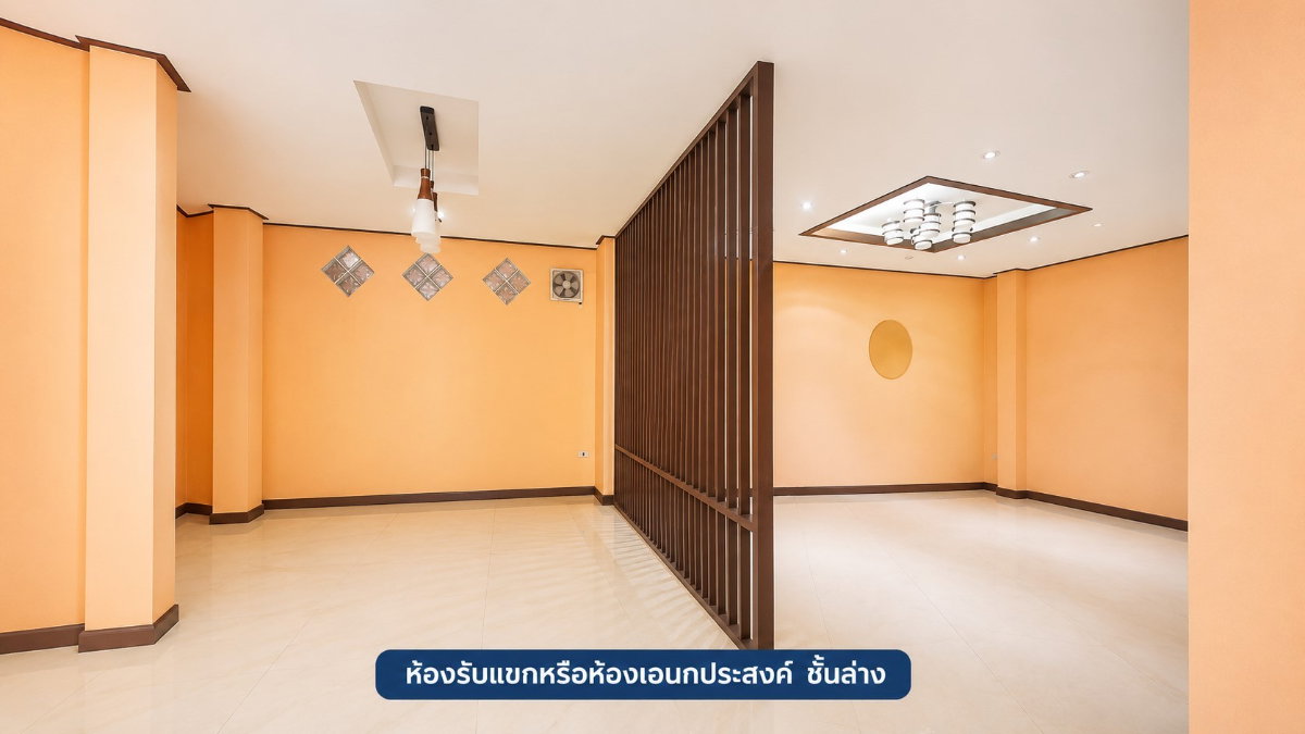 รูป ขายถูกมากทาวน์ทำเลดี 3 ชั้น 40 ตรว.ห้องริม เป็นได้ทั้งที่อยู่อาศัยและทำธุรกิจ ลำลูกกา คลองสอง ปทุมธาานี - รูปที่ 3/9