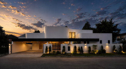 Luxury pool villa for sale in Wang Tan,modern luxury design emphasizing simplicity, elegance, privacy. Comes fully furnished with built-in furniture