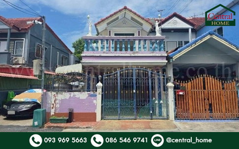 ทาวน์เฮ้าส์ ทรัพย์ดินทอง หลังริม บ้านสวย ราคาถูก