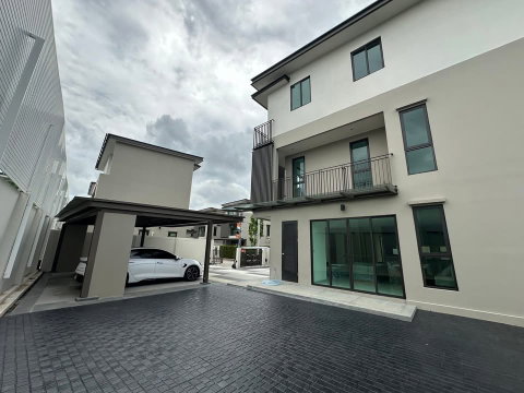 🏡✨ บ้านเดี่ยวหรู 3 ชั้น หลังริม พื้นที่ใหญ่ที่สุดในโครงการ AQ Arbor สวนหลวง ร.9 – พัฒนาการ