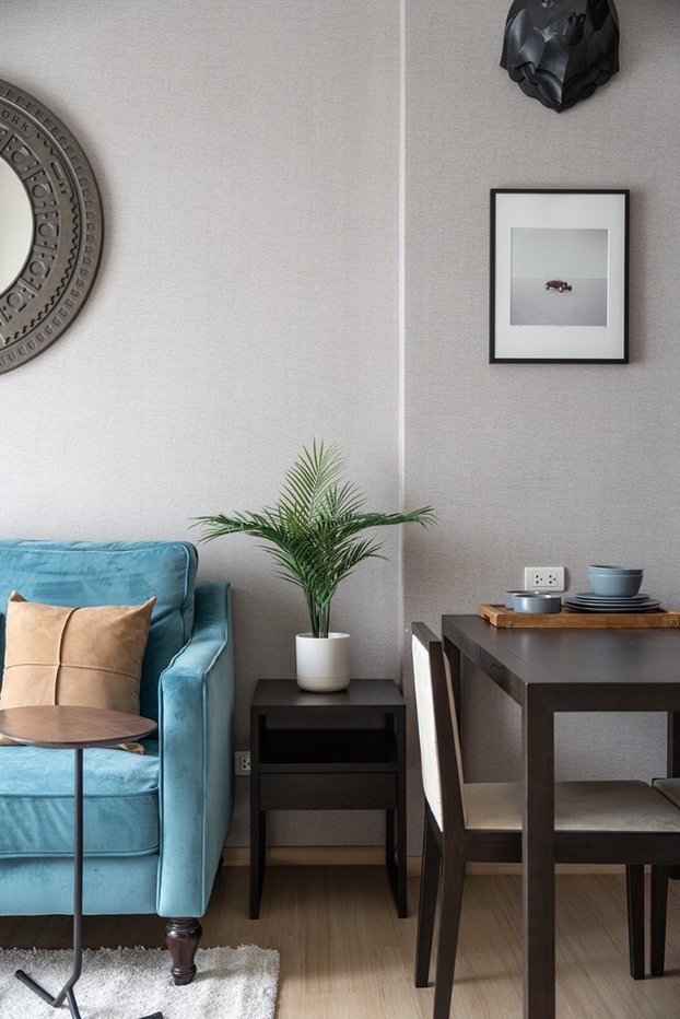 picture ★ The Capital Ekamai ★ 32 sq m., 12th floor ★ Near Central Rama 9, Airport Link ★ Many facilities ★ Complete electrical appliances ★ - 5/11