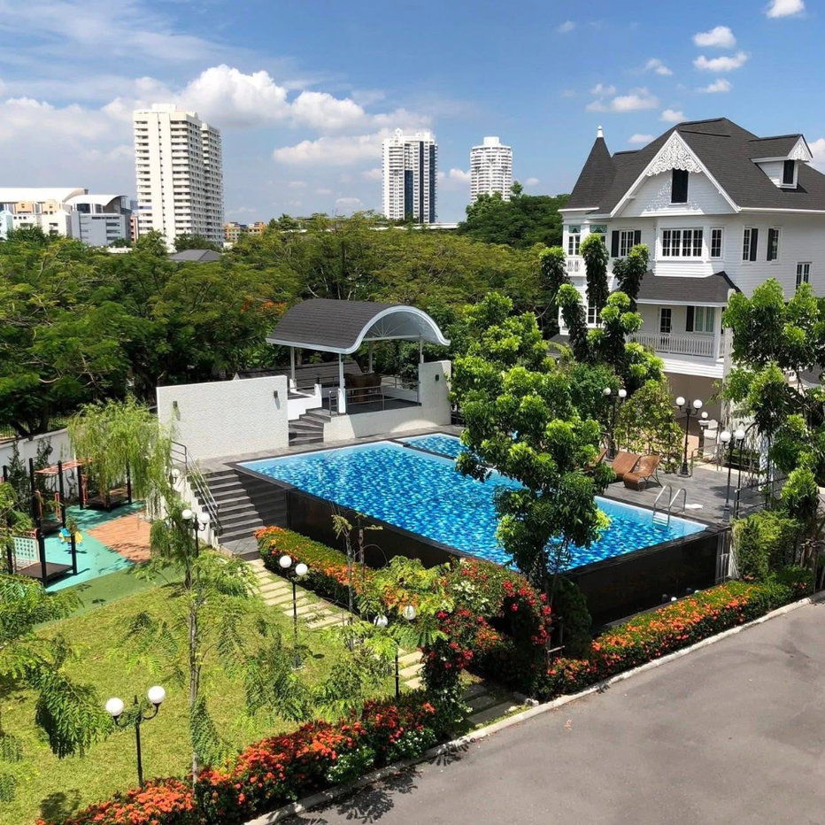 รูป ให้เช่าวิลล่าสวยหลังใหญ่  โครงการแฟนตาเซีย วิลล่า บางนา International Village - รูปที่ 9/11