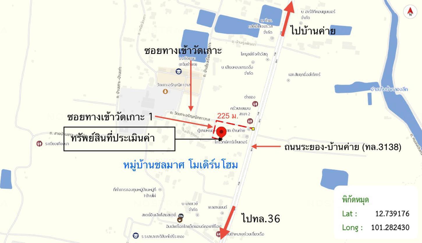 รูป ทาวน์เฮ้าส์ 18 ตร.วา ชลมาศ โมเดิร์น โฮม บ้านค่าย ระยอง 1.4M - รูปที่ 22/23