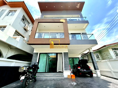 เช่าบ้านเดี่ยว โรงเรียนเซนต์แอนดรูส์อินเตอร์เนชันแนล กรุงเทพ : Modern 4 Bedroom House in Ekkamai Area of Mid Sukhumvit - BR28061SH