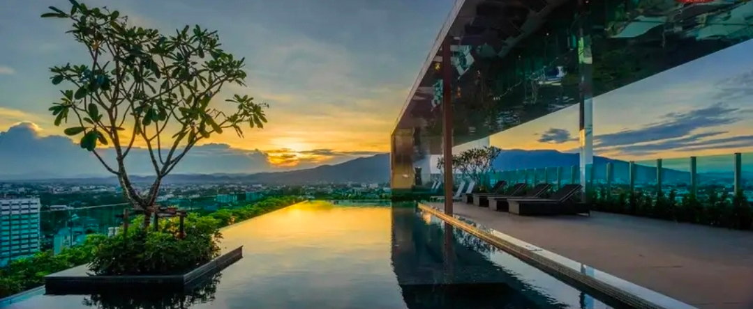 picture The Astra Chiangmai For rent !2bed , Changklan ,No block view, - 8/9