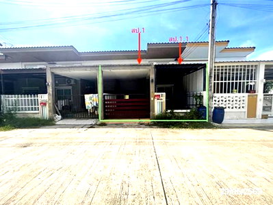 Townhouses for sale : TOWN HOUSE 21 Sq.w. Phan Thong Chonburi for 1.6M