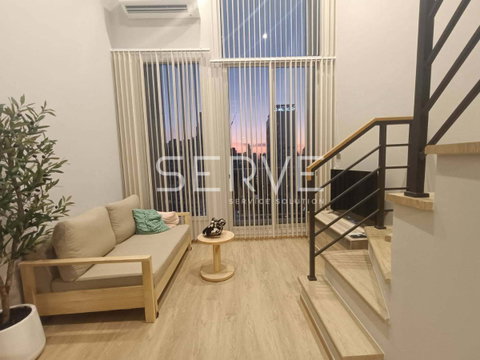 Duplex 1 Bed Minimal style City View Fully furnished Good Location Close to MRT Sam Yan @ Culture Chula