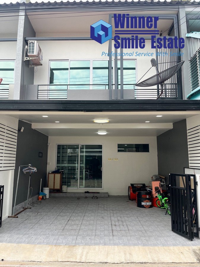 รูป ขายบ้านทาวน์โฮม เดอะทรัสต์ ทาวน์ วงแหวน-ลำลูกกา  3 ห้องนอน พื้นที่ใช้สอย 130 ตร.ม. - รูปที่ 1/10