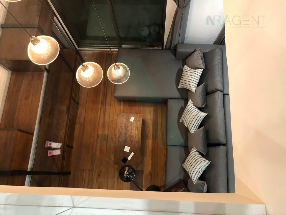 รูป 🎊 ให้เช่าคอนโด วิลล่า อโศก อาคาร 1 ชั้น 35 Duplex ขนาด 80 ตรม ใกล้ MRT เพชรบุรี - รูปที่ 3/8