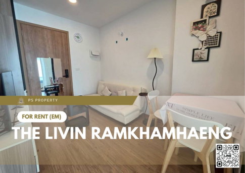 ให้เช่า ✨ The Livin Ramkhamhaeng ✨ ใกล้ MRT Interchange ลำสาลี เฟอร์นิเจอร์ และ เครื่องใช้ไฟฟ้าครบ