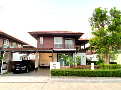 เช่าบ้านเดี่ยว ศาลหลักเมืองจังหวัดเชียงใหม่ : บ้านเดี่ยว 2 ชั้น ในโครงการคุณภาพ บรรยากาศเงียบสงบ พร้อมคลับเฮ้าส์ สระว่ายน้ำ และระบบรักษาความปลอดภัยตลอด 24 ชั่วโมง #ASS-H1124