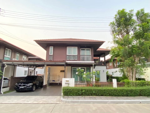 บ้านเดี่ยว 2 ชั้น ในโครงการคุณภาพ บรรยากาศเงียบสงบ พร้อมคลับเฮ้าส์ สระว่ายน้ำ และระบบรักษาความปลอดภัยตลอด 24 ชั่วโมง #ASS-H1124