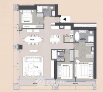 3-BR High-Floor 164 Sqm For Sale At Nimit Langsuan Near BTS Ratchadamri (ID 3083193)