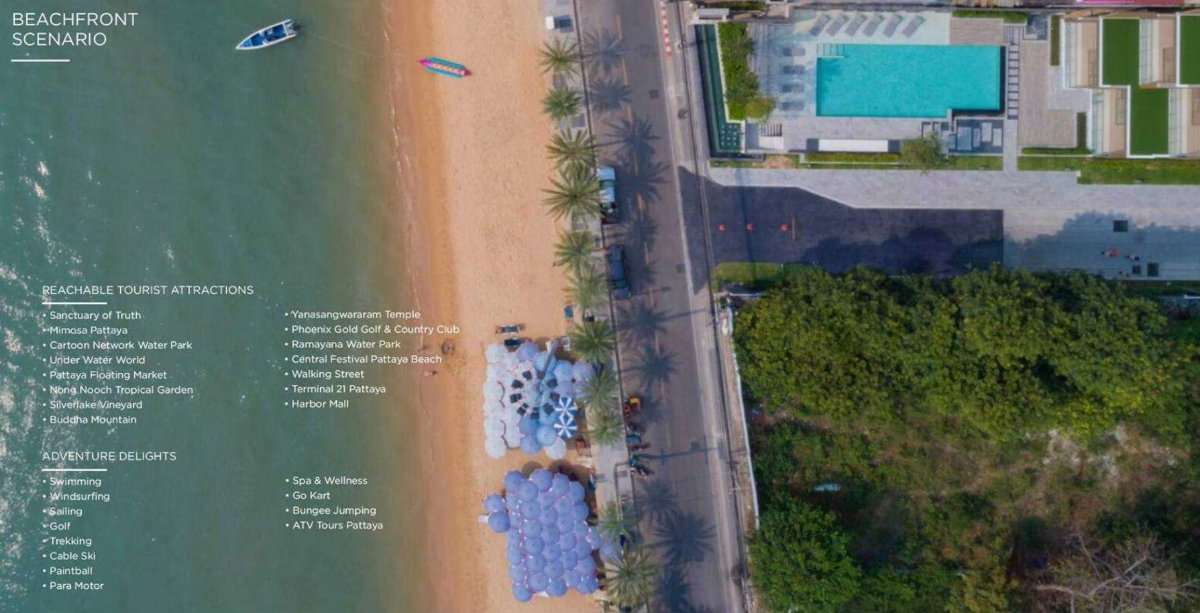 รูป ปล่อยเช่าคอนโด แอราสจอมเทียน พัทยา - รูปที่ 12/50