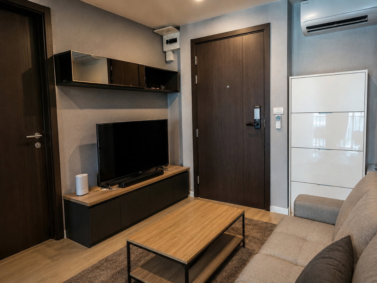 picture ✨ 𝐑𝐡𝐲𝐭𝐡𝐦 𝐒𝐚𝐭𝐡𝐨𝐫𝐧 - 𝐍𝐚𝐫𝐚𝐭𝐡𝐢𝐰𝐚𝐬 - Nicely decorated , Fully furniture //Ask more info LineID:@thirdproperty - 4/4
