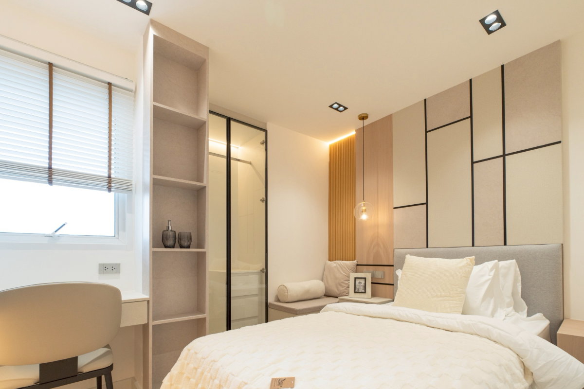 รูป  คอนโด Penthouse ห้องมุมสุดพิเศษ บนทำเลย่านเศรษฐกิจของเชียงใหม่   #C1MG100287 - รูปที่ 12/40