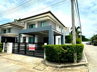 บ้านเดี่ยวให้เช่า : 🏡 ให้เช่าบ้านใหม่ 2 ชั้น (หลังมุม) โครงการ Areeya Como Bangna กม.8 พท. 161 ตรม. พร้อมเข้าอยู่