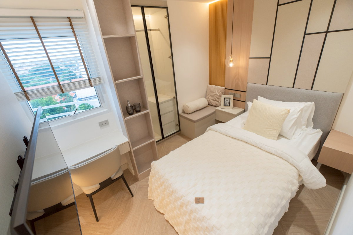 รูป  คอนโด Penthouse ห้องมุมสุดพิเศษ บนทำเลย่านเศรษฐกิจของเชียงใหม่   #C1MG100287 - รูปที่ 16/40