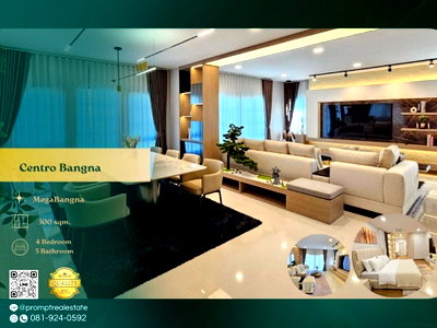 บ้านเดี่ยวให้เช่า : CD03768 - Centro Bangna : MegaBangna  