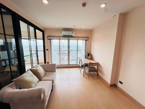 ให้เช่าคอนโด เดอะ พาร์คแลนด์ ตากสิน - ท่าพระ อาคาร A ชั้น 24 2 ห้องนอน ขนาด 50.00 ตรม ใกล้ Max Value ตึก IDEO สาทร-ท่าพระ