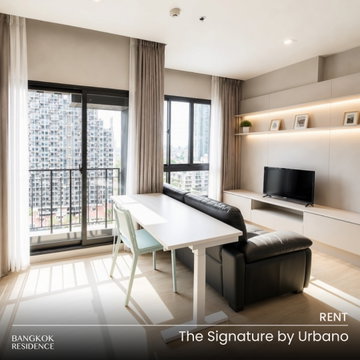 เช่าคอนโด 🌇The Signature by Urbano 1นอน 37ตร.ม. 25k 💚 ห้องสวย ว่างพร้อมเช่า ใกล้ BTS สะพานควาย 