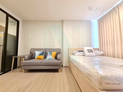 🎊 For Rent Condo THE MUVE KASET Building 1, Floor 3,Studio, Room size 24.00 sqm