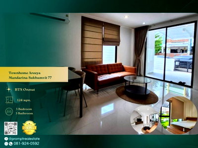 Houses for rent : ST14041 - Townhome Areeya Mandarina Sukhumvit 77 :  BTS Onnut 