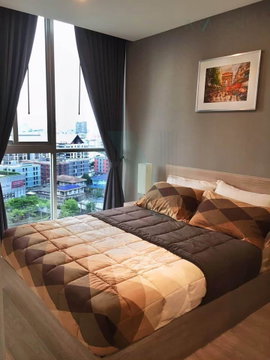 📌 For Rent Condo NOBLE REVOLVE RATCHADA Building 1, Floor 11,1 bed room, Room size 26 sqm