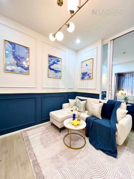 For Rent Condo S1 RAMA 9 Building A, Floor 2,1 bed room, Room size 33.00 sqm
