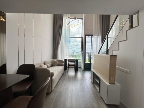 ให้เช่าคอนโด โซ ออริจิ้น เกษตร อินเตอร์เชนจ์ อาคาร 1 ชั้น 12 Duplex ขนาด 37 ตรม ใกล้ BTS ม.เกษตร