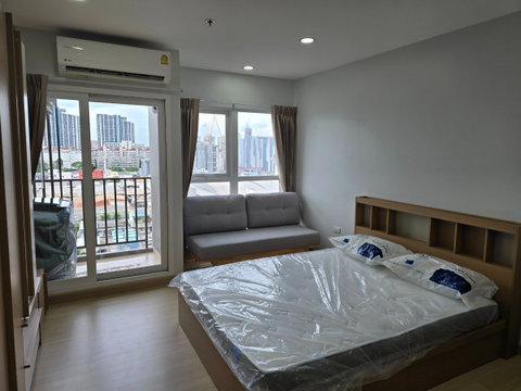 AS2193 ให้เช่าคอนโด Supalai Veranda รามคำแหง ห้องสวย พร้อมเครื่องใช้ไฟฟ้า เฟอร์นิเจอร์ครบ