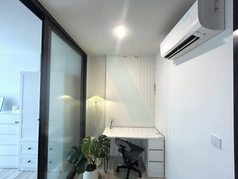 🔺 For Rent Condo XT HUAIKWANG Building A, Floor 8,1 bed room, Room size 28 sqm
