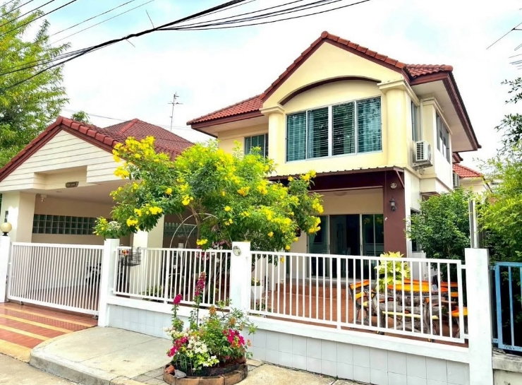 รูป บ้านเดี่ยว 2 ชั้นพร้อมอยู่ หมู่บ้านสัมมากร มีนบุรี 2 - รูปที่ 2/9