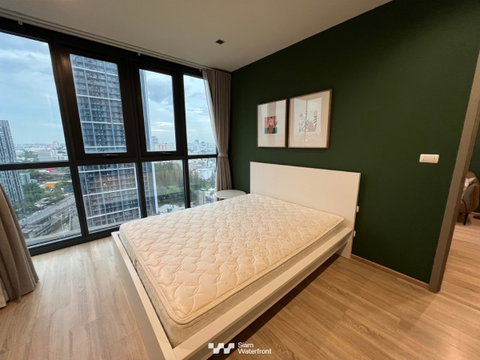 🔥ขายขาดทุน🔥The Base Garden Rama 9, 2ห้องนอน/1ห้องน้ำ 53.61sqm ชั้น21 ใกล้ทางด่วนศรีรัช/APLรามคำแหง โทร087-355-2274