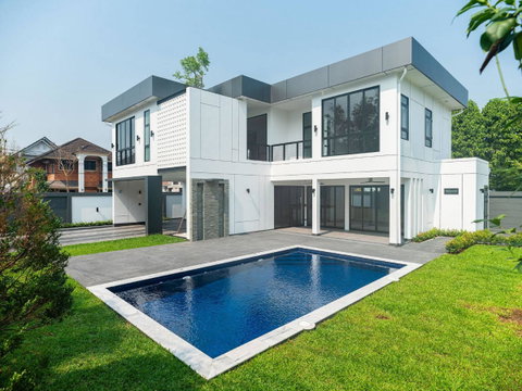ขาย 🏡✨ บ้าน Pool Villa 2 ชั้น สร้างใหม่ ระดับ Premium ใกล้โรงเรียนนานาชาติ  #C7MG100936