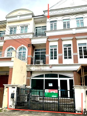Townhouses for sale  Chaeng Watthana 14 Station : TOWN HOUSE 24.8 Sq.w. Lak Si Bangkok for 4M