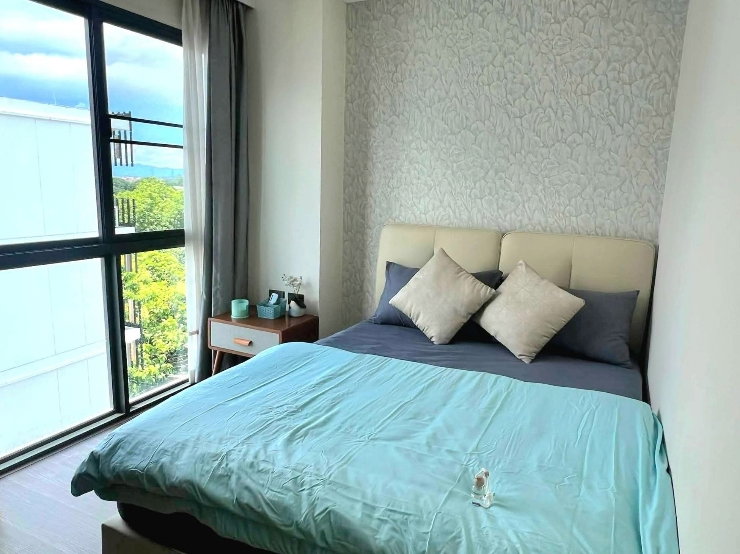 รูป ปล่อยเช่า The one condo พร้อมเฟอร์ฯ #วิวสระว่ายน้ำ  ใกล้เซ็นทรัลเฟส , ม.พายัพ , ร.พ.กรุงเทพ , นิมมาน ( 2 นอน 2 น้ำ ) - รูปที่ 6/16