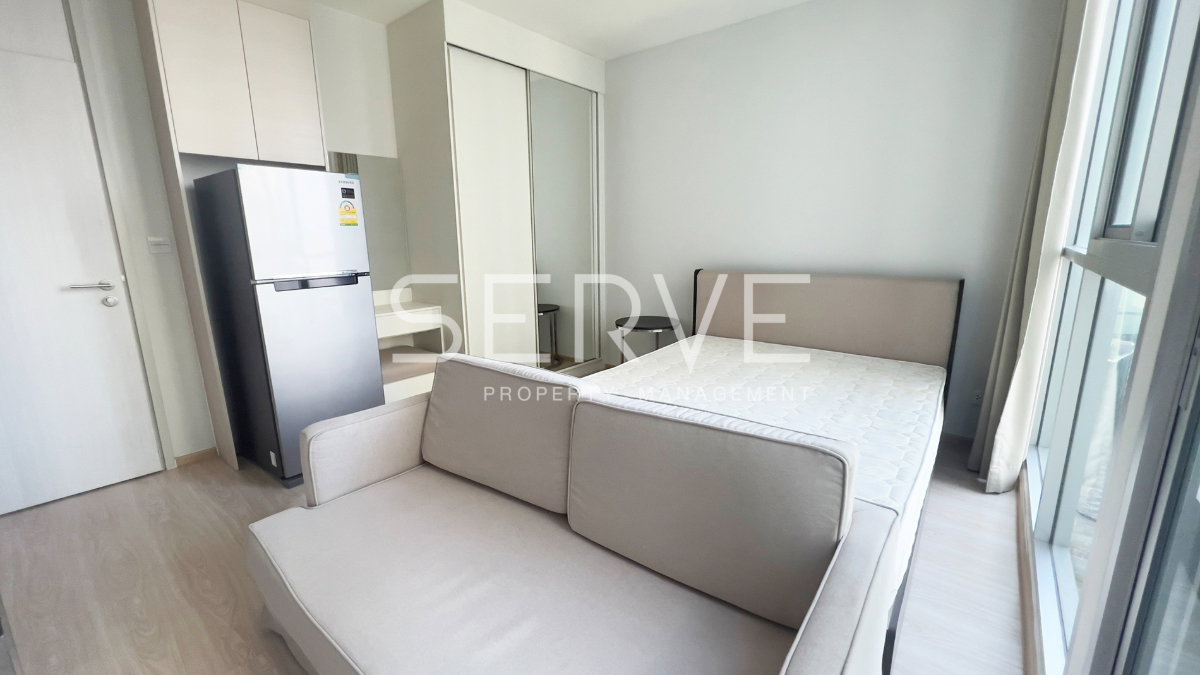 picture  Corner Room Studio City View Fully Furnished Good Location Close to MRT Thailand Cultural Centre Station @  Noble Revolve Ratchada 2  - 4/6
