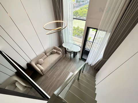 🔺 For Rent Condo SO ORIGIN KASET INTERCHANGE Building 1, Floor 12,Duplex, Room size 37 sqm