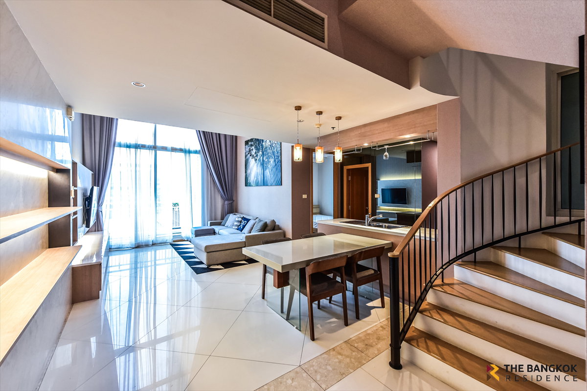 รูป  เช่าคอนโด 💙 The Empire Place, Duplex 2นอน 107ตร.ม. 55k 💎 ยูนิตว่าง แต่งสวย ใกล้ BTS ช่องนนทรี  - รูปที่ 2/13