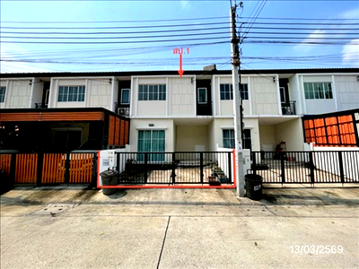ทาวน์โฮม นิคมบางพลี : ทาวน์เฮ้าส์ 16.3 ตร.วา บ้านพฤกษา 114/4 เทพารักษ์-เมืองใหม่ฯ โครงการ 3 บางบ่อ สมุทรปราการ 1.9M